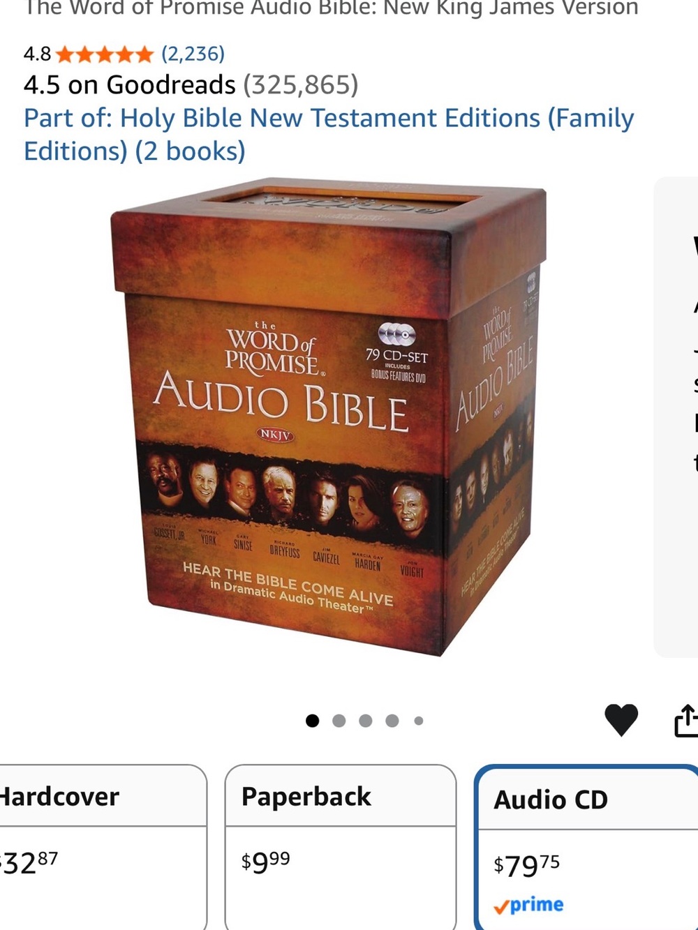 The Word of Promise Audio Bible (NKJV) - Audio CD Set - NEW